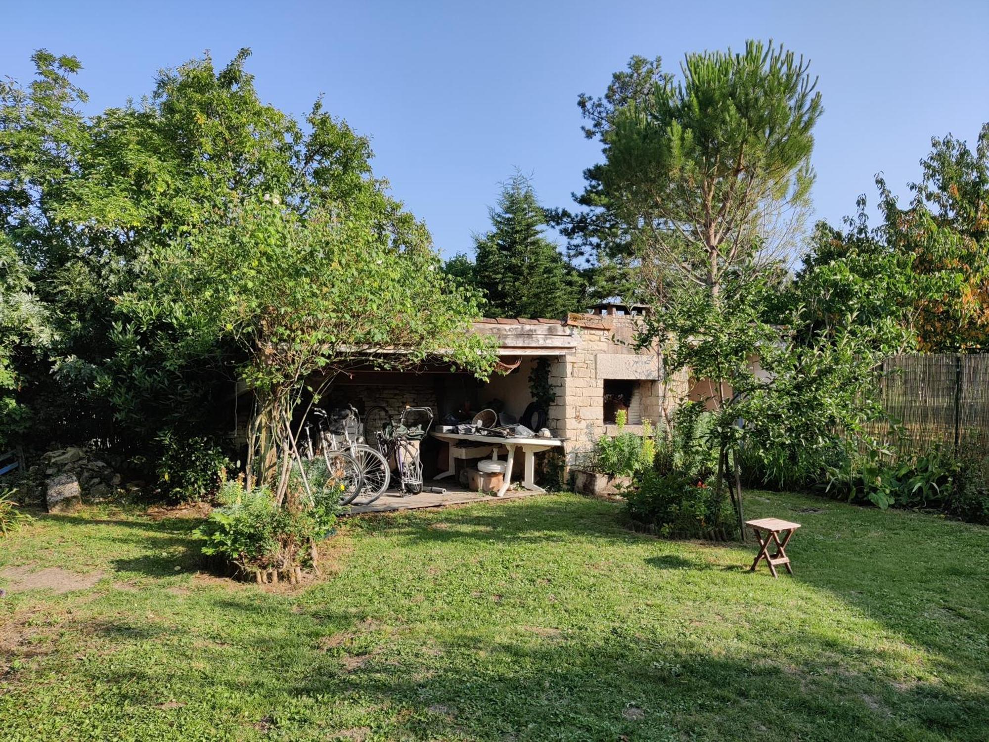Les Volets Bleus Villa Arçais Buitenkant foto